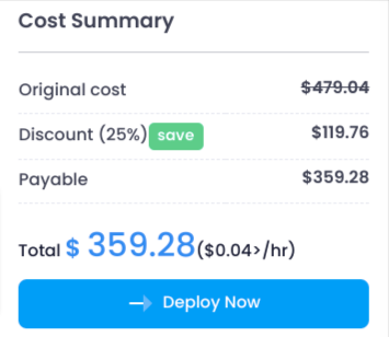 Cost Summary