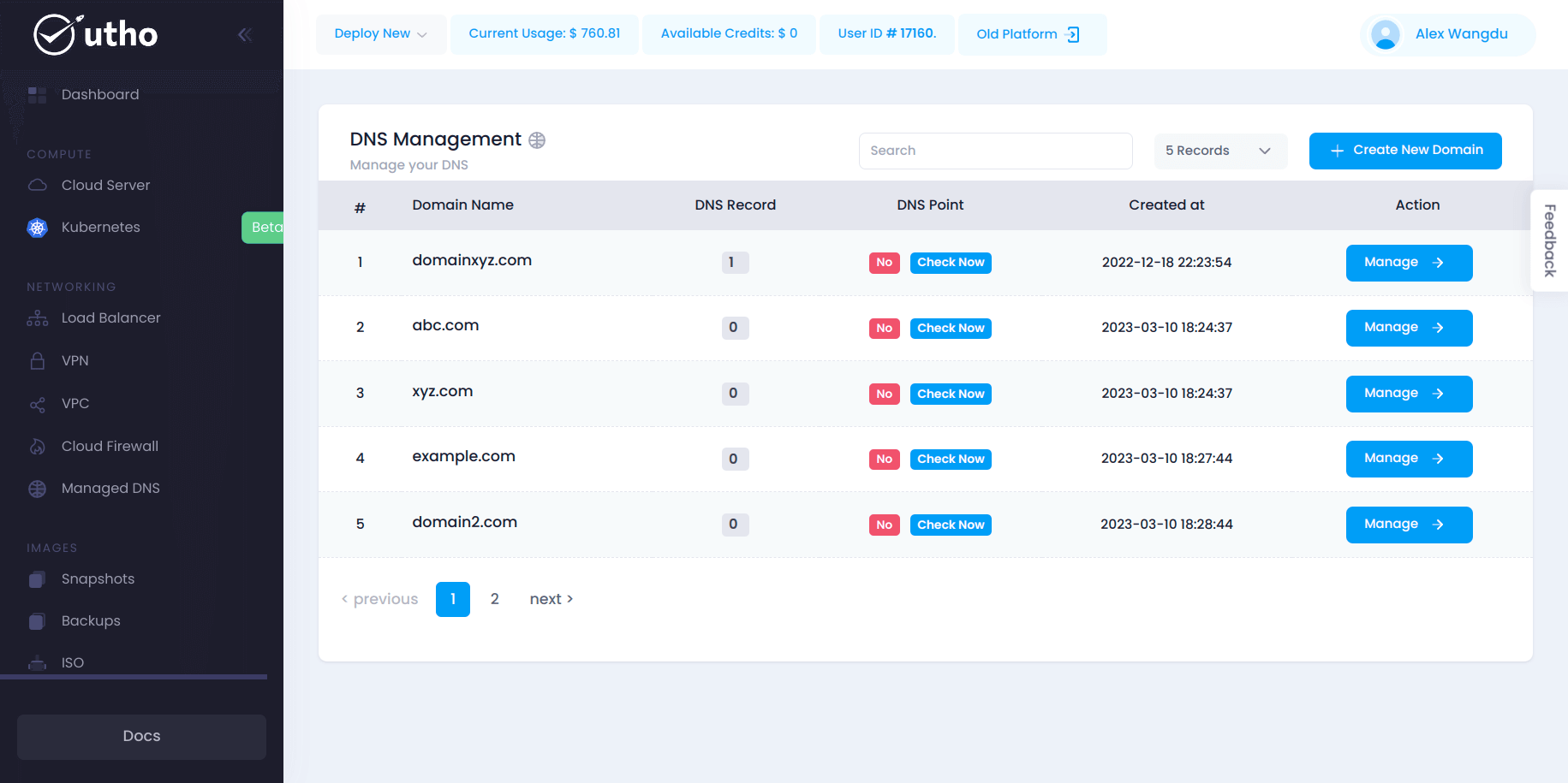 DNS deploy