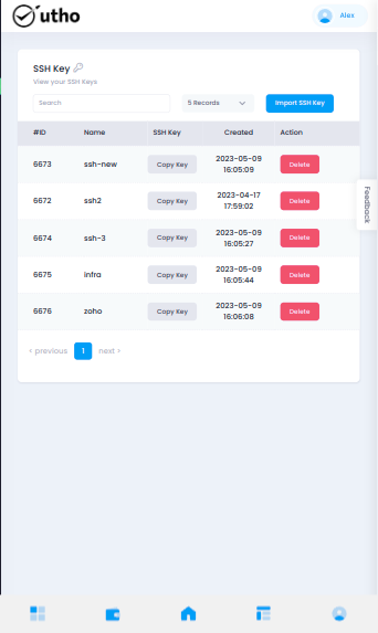 SSH-key deploy