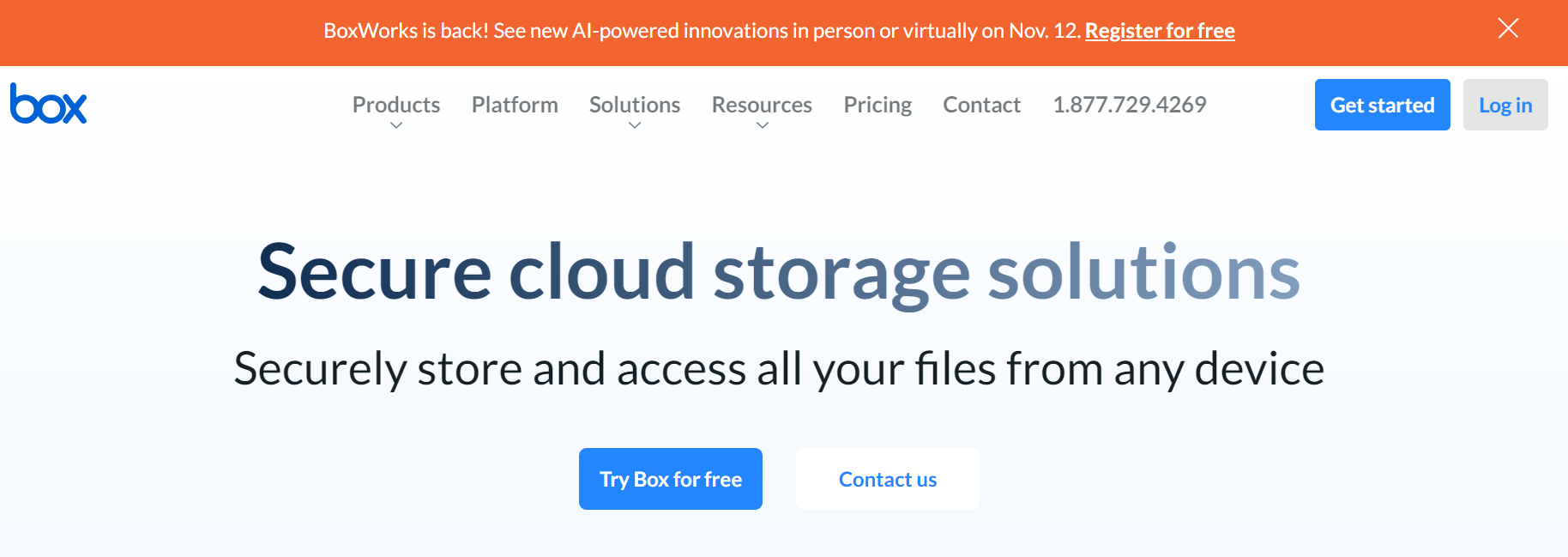 Box Cloud Storage