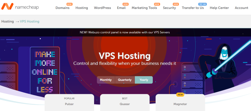 Namecheap vps