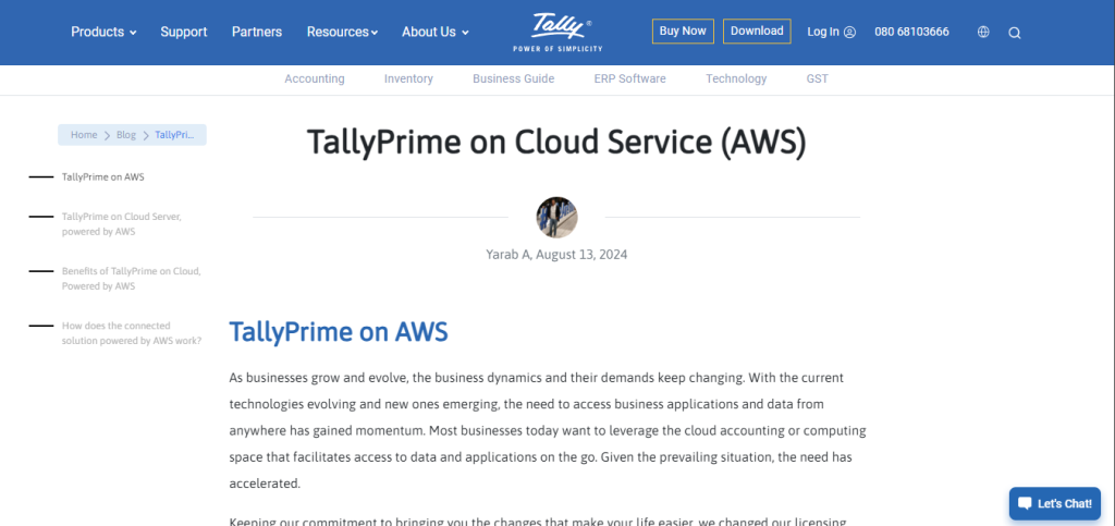 TallyPrime on Cloud