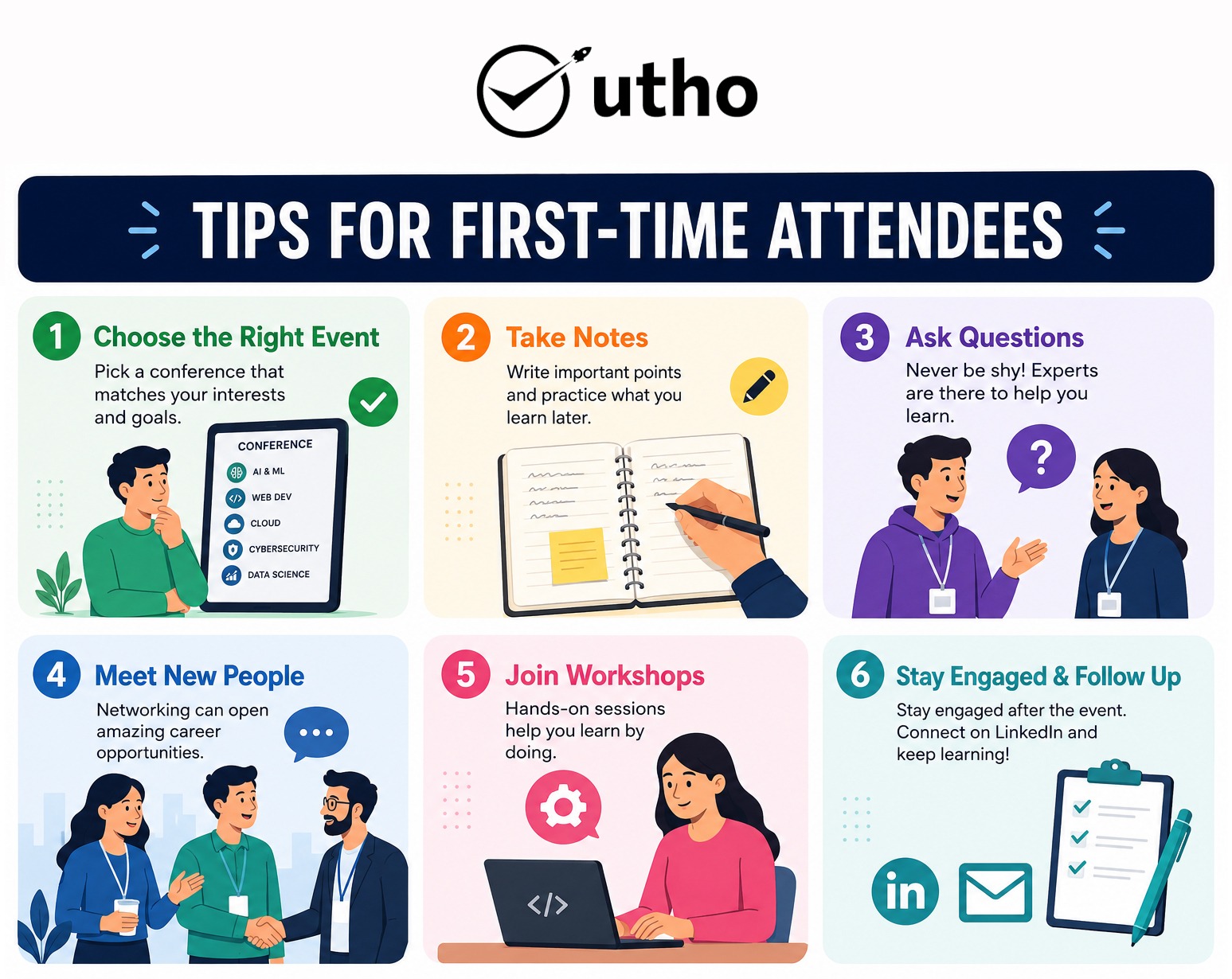 Tips for first time attendees