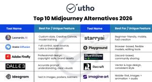 Top 10 Midjourney alternatives for Creating AI Art in 2026