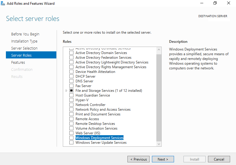 Windows Deployment Services on Windows