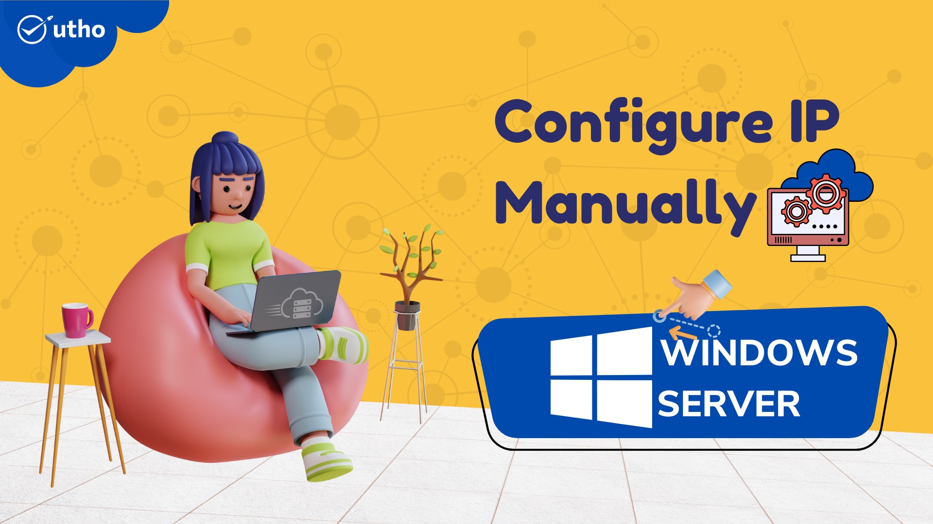 configure IP manually on Windows Server