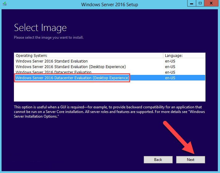 Windows Server 2012R2 to Windows Server 2016