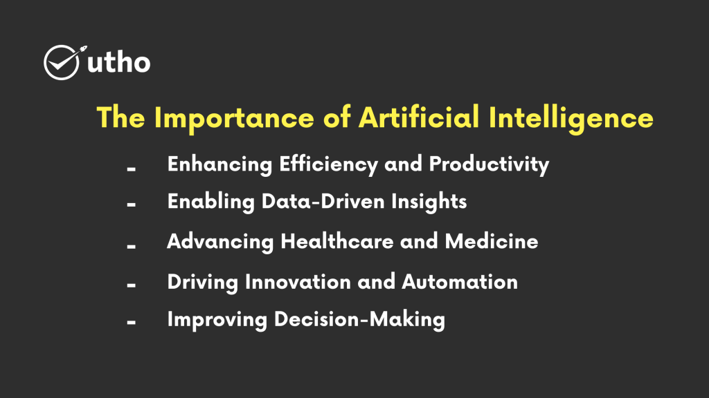 The Importance of Artificial Intelligence