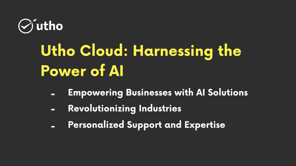Utho Cloud: Harnessing the Power of AI