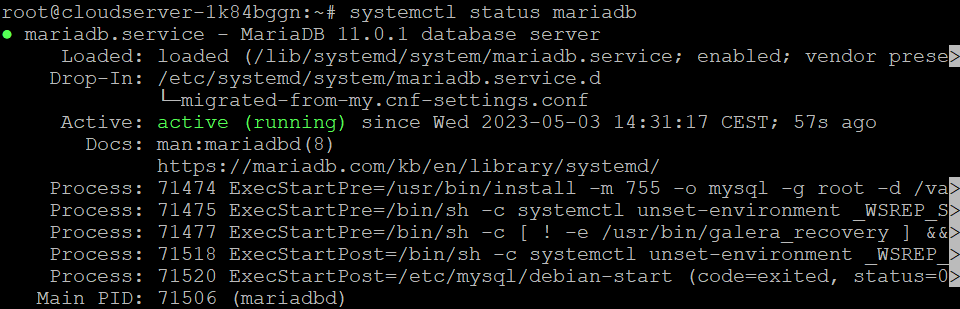 How to install MariaDB 11 on Debian 9