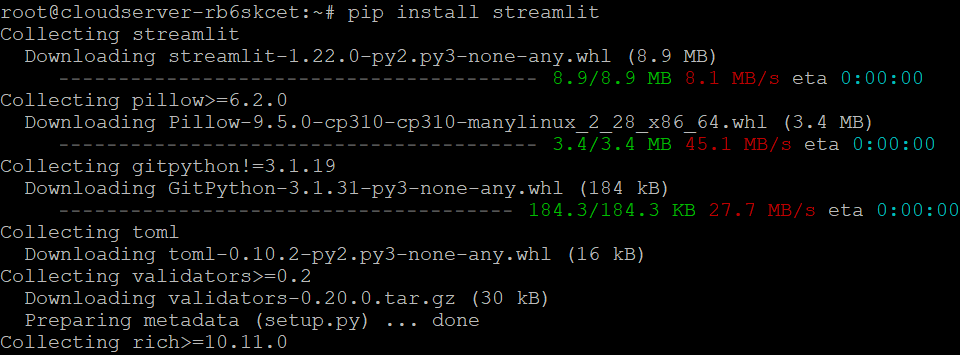 How to install Streamlit on Ubuntu 22.04