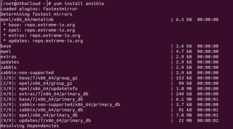 Install Ansible on centos