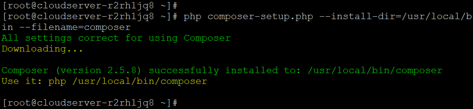 How to install Composer on Almalinux 8
