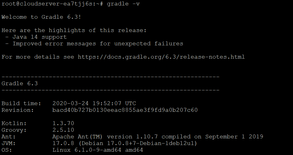 install Gradle on Debian