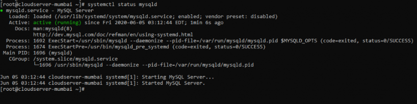 Start Stop and Restart MySQL Server