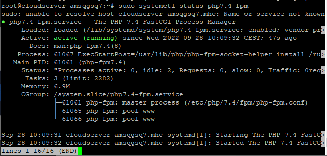install PHP 7.4 on Ubuntu 20.04