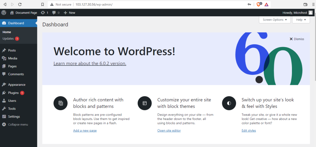 welcome to wordpress
