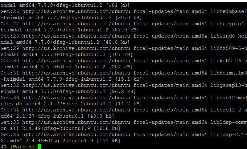 ubuntu update and upgrade command