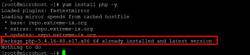 how to install php in linux