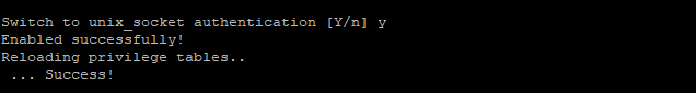 command output