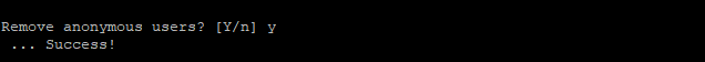 command output