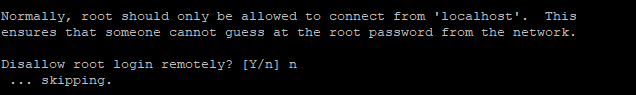 command output