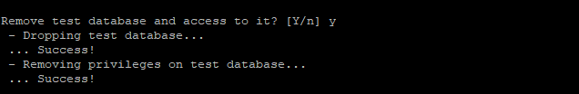 command output