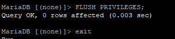 command output