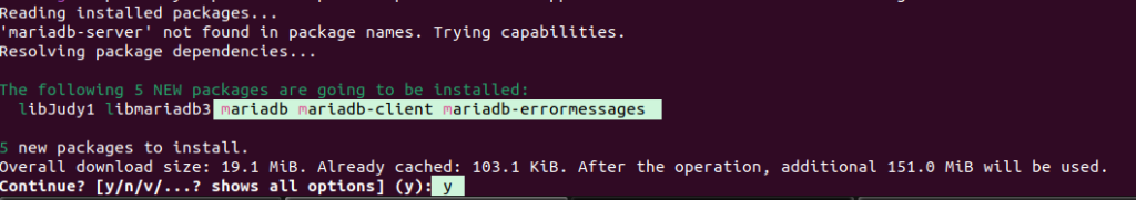Install MariaDb on your OpenSUSE server