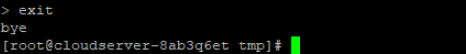 command output MongoDB on CentOS