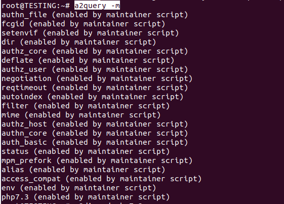 Every PHP mod used by php