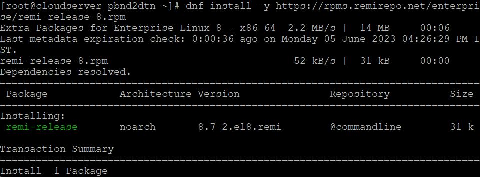 How to install PHP 7.4 on AlmaLinux 8