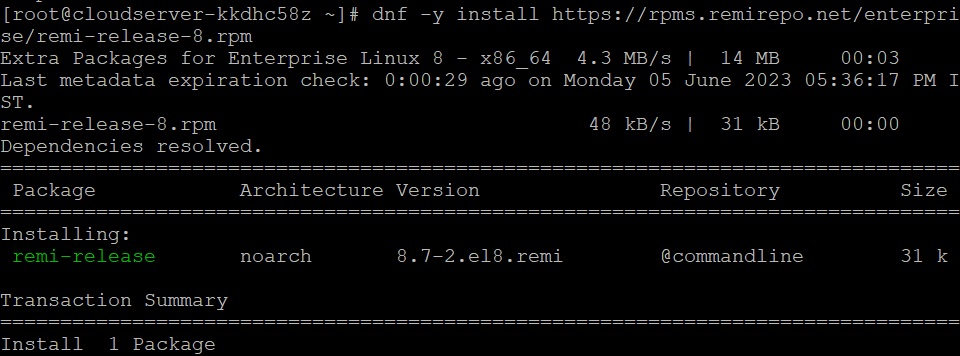 How to install PHP 8 on AlmaLinux 8