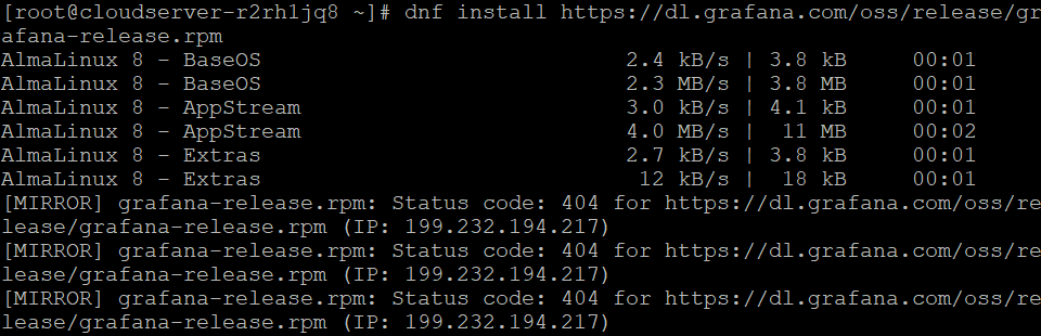 How to install Grafana On Almalinux 8