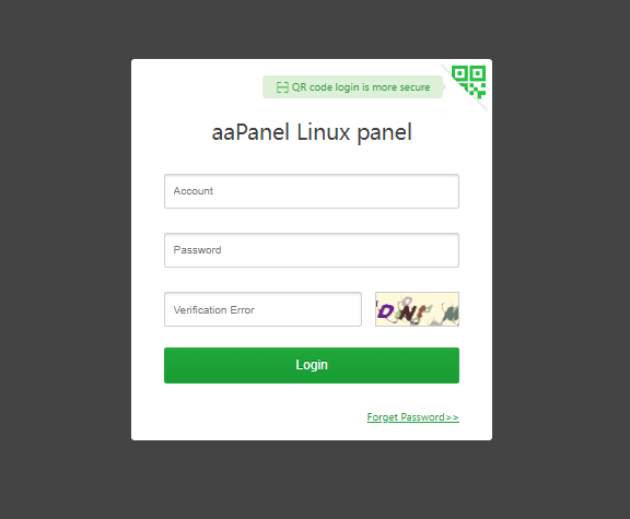 install aaPanel on Centos 7 by one click.