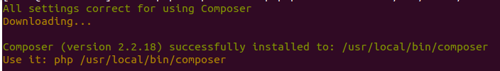 Downloading of Composer