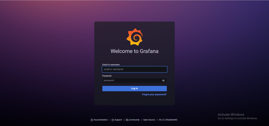 command output