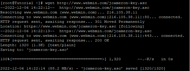 command output