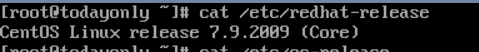 cat /etc/redhat-release