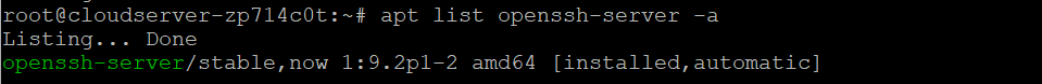 configure SFTP server