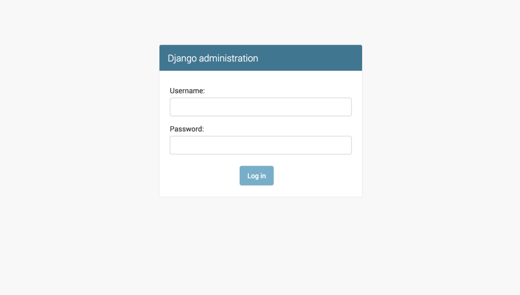 User login page 