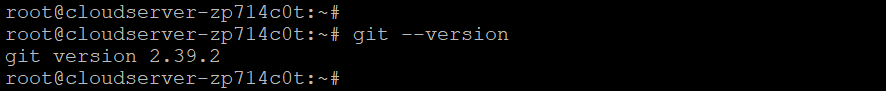 install Git on Debian