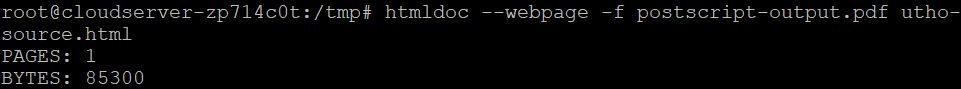 install HTMLDoc on Debian