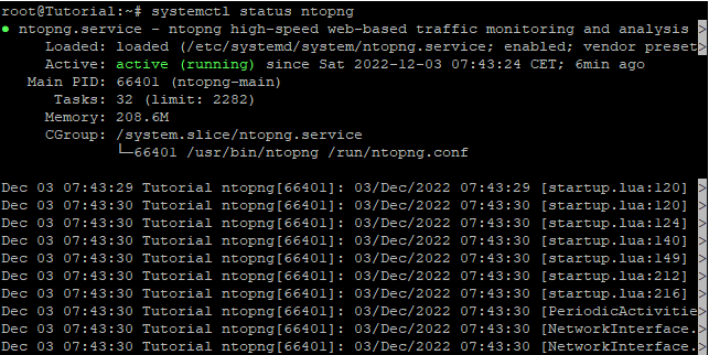 command output