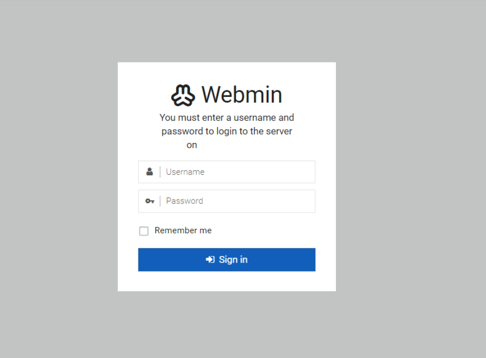 webmin