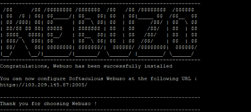 Install Webuzo on Debian