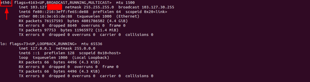 Set Manual or static IP Address