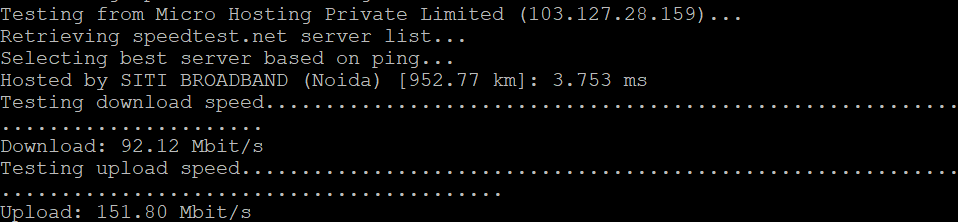 How to test internet speed on Debian 12