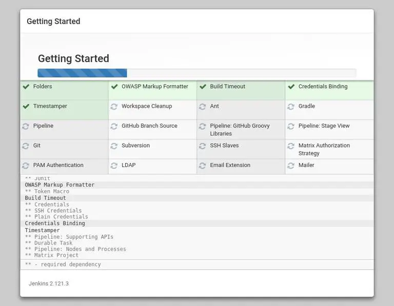 Installing required packages