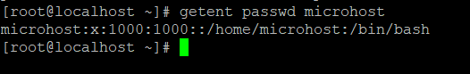 getend command
